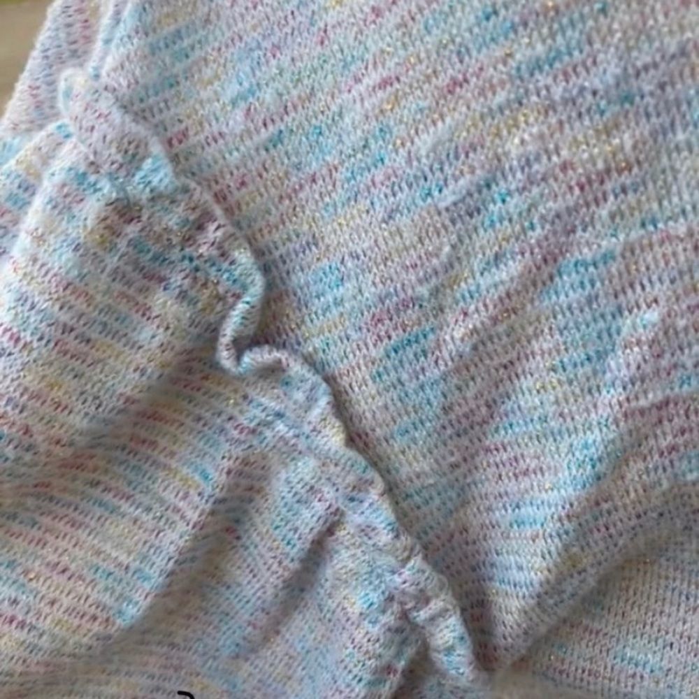 ART CLASS GREY TOP RUFFLE SHOULDER GIRLS LARGE - Picture 6 of 8